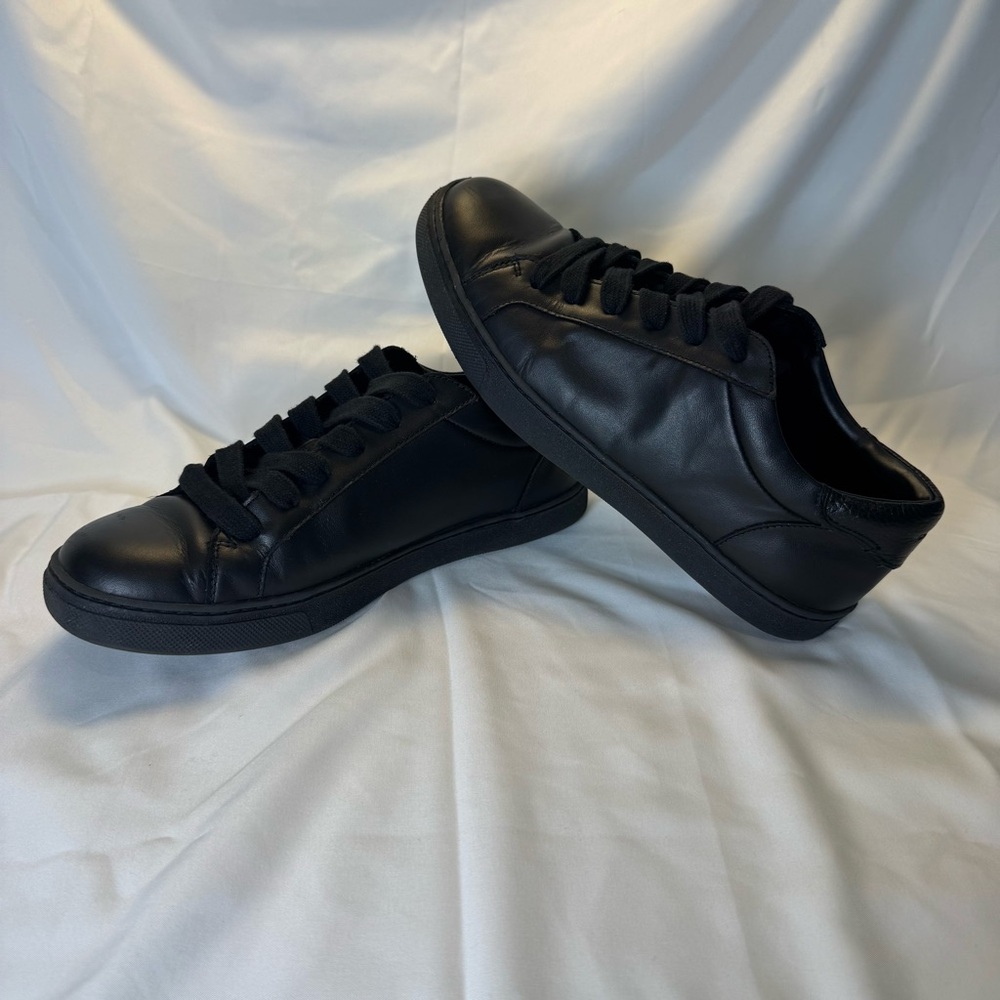 Coach Black Leather Low-Top Sneakers - Men’s 7.5